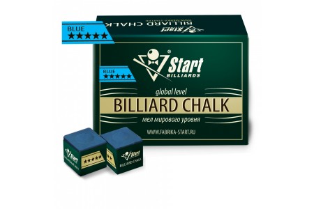 Мел Startbilliards 5 звезд синий (72шт)